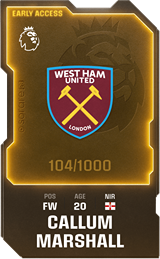 Callum Marshall - limited