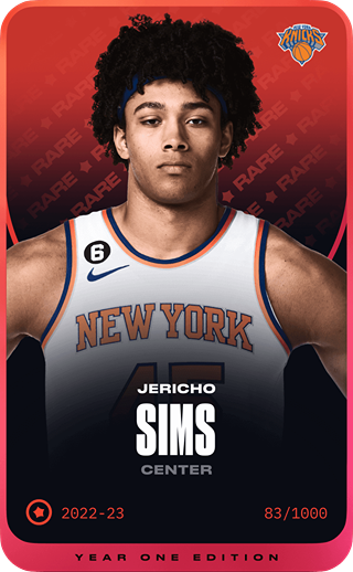 Jericho Sims - rare