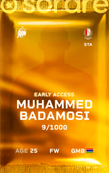 Muhammed Badamosi - limited