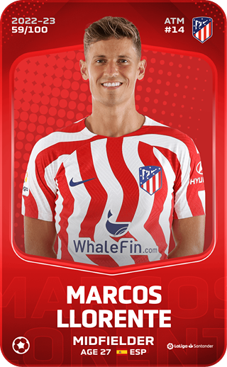 Marcos Llorente - rare