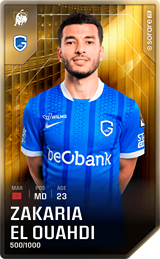 Zakaria El Ouahdi - limited