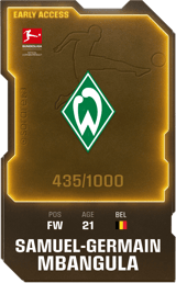 Samuel-Germain Mbangula - limited