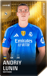 Andriy Lunin - limited