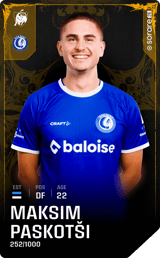 Maksim Paskotši - limited