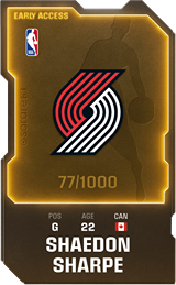 Shaedon Sharpe - limited