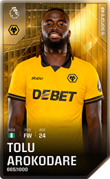 Tolu Arokodare  - limited