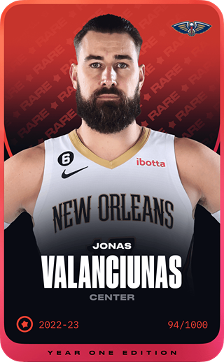 Jonas Valančiūnas - rare