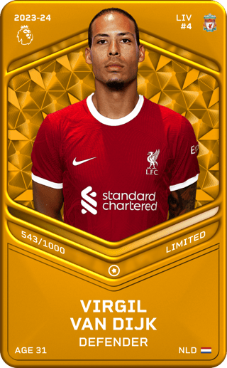 Virgil van Dijk - limited