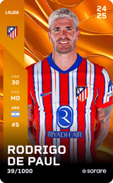 Rodrigo De Paul - limited