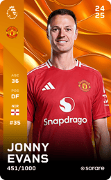 Jonny Evans  - limited