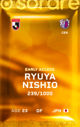 Ryuya Nishio - limited