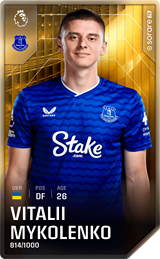 Vitalii Mykolenko - limited