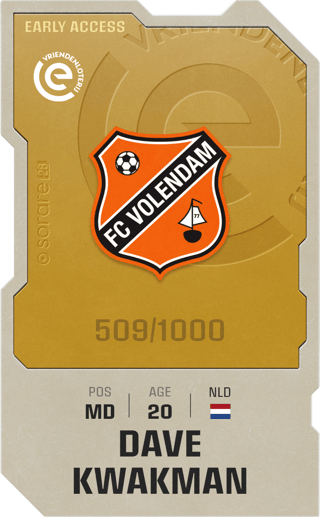 Dave Kwakman - limited