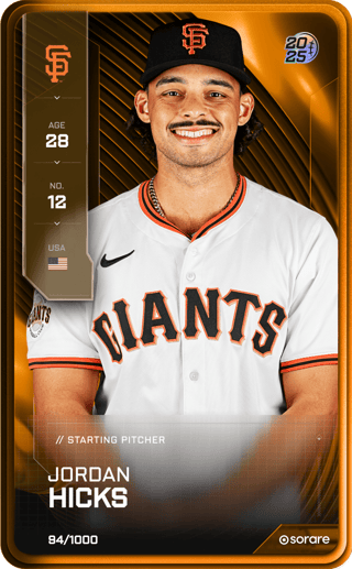 Jordan Hicks - limited