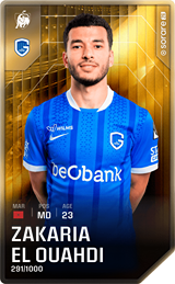 Zakaria El Ouahdi - limited