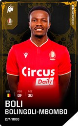 Boli Bolingoli-Mbombo - limited