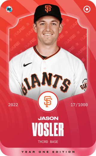 Jason Vosler - rare