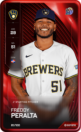 Freddy Peralta - rare