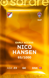 Nicholas Hansen - limited