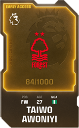 Taiwo Awoniyi - limited