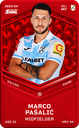 Marco Pašalić - rare