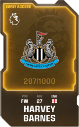 Harvey Barnes - limited