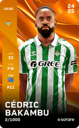 Cédric Bakambu - limited