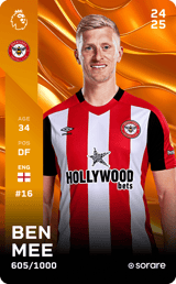 Ben Mee - limited