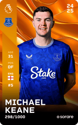 Michael Keane - limited