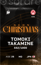 Tomoki Takamine - limited