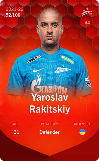 Yaroslav Rakitskiy - rare