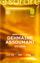 Dehmaine Assoumani - limited