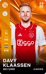 Davy Klaassen - limited