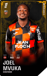 Joel Mvuka - limited