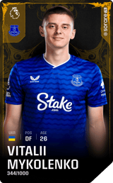 Vitalii Mykolenko - limited