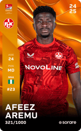 Afeez Aremu - limited