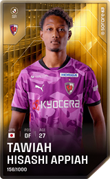 Hisashi Appiah Tawiah - limited