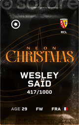 Wesley Saïd - limited