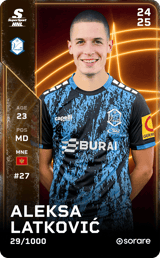 Aleksa Latković - limited