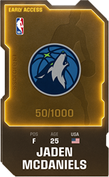 Jaden McDaniels - limited