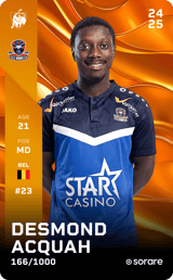 Desmond Acquah - limited