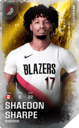 Shaedon Sharpe - limited