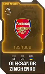 Oleksandr Zinchenko - limited