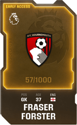 Fraser Forster - limited