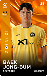 Baek Jong-Beom - limited