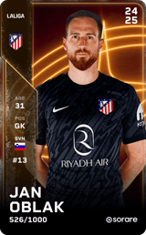 Jan Oblak - limited