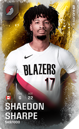 Shaedon Sharpe - limited