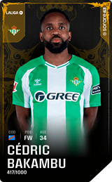 Cédric Bakambu - limited