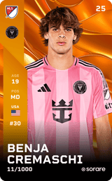 Benjamin Cremaschi - limited