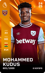 Mohammed Kudus - limited